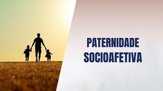 Paternidade socioafetiva [upl. by Odlavu]