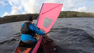 Canoe Sailing rig and technique [upl. by Metzgar]