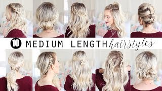 TEN Medium Length Hairstyles  Twist Me Pretty [upl. by Eboj]