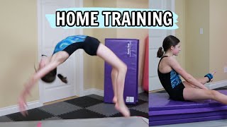 Gymnastics Home Training DifferentNEW Skills  Bethany G [upl. by Cnahc753]