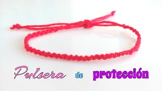 Cómo hacer una PULSERA ROJA de PROTECCIÓN SIGNIFICADO Y COMO COLOCARLA [upl. by Ailic]