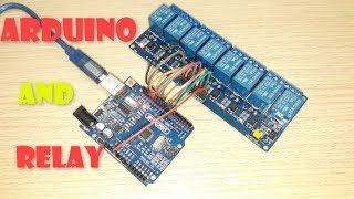 banggood How To Use and connect arduino with 5V 8 Channel Relay Module [upl. by Nnyrb]