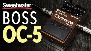 BOSS OC5 Octave Pedal Demo [upl. by Lentha]