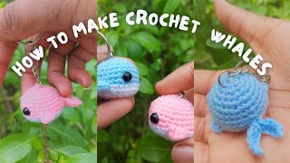 How To Crochet Amigurumi Whales  Easy Beginner Tutorial [upl. by Travus]