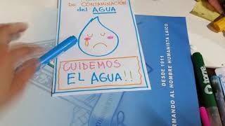 DÍPTICO CONTAMINACIÓN DEL AGUA [upl. by Netsyrc]