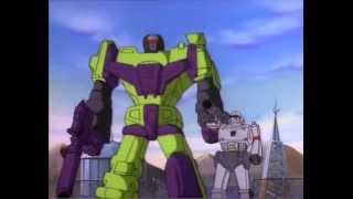 Transformers G1  Devastator vs Bruticus vs Menasor [upl. by Fradin]