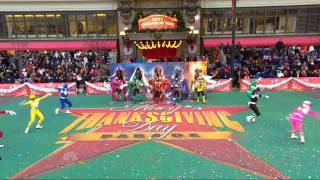 Power Rangers LIVE at the Macys Thanksgiving Day Parade [upl. by Iaria]