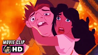 THE HUNCHBACK OF NOTRE DAME Clip  Frollos Death 1996 Disney [upl. by Norvil]