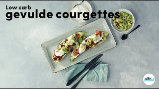 Koolhydraatarme courgettes met avocadosalsa  Recept  Allerhande [upl. by Ecertak]