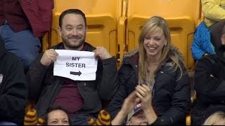 Gophers Kiss Cam Guy Story Behind the Sign [upl. by Eugenius]