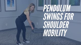 Pendulum Swings  Shoulder Mobility Exercise  CORE Chiropractic [upl. by Siraj]