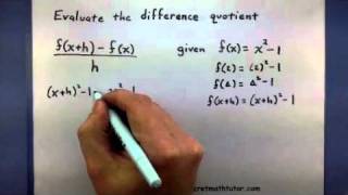 PreCalculus  Evaluate the difference quotient [upl. by Hayne]