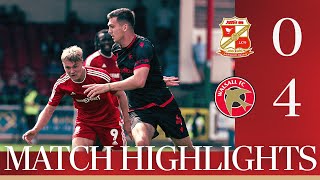 Match Highlights Swindon Town vs Walsall [upl. by Atilal245]