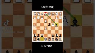 Chess Traps Lasker Trap [upl. by Anekahs]