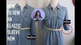 DIY EASY 5 MINUTES SLEEVES ALTERATIONS  SEWING FOR BEGINNERS [upl. by Hachmin]