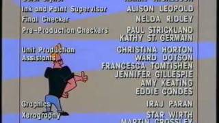 Johnny Bravo Season 1 1997 UK Credits YouTube [upl. by Trilly]