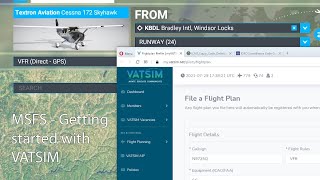 MSFS Getting started with VATSIM [upl. by Edra]