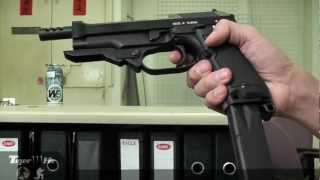 KSC Metal M93R II Burst Mode GBB Airsoft Pistol HD [upl. by Ennairoc]