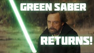 The Return of Lukes Green Lightsaber [upl. by Allimac]