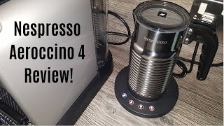 Nespresso Aeroccino 4 Milk Frother Review  Worth upgrading from the Aeroccino 3 [upl. by Leraj130]