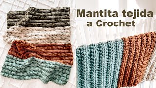 COMO TEJER UNA MANTITA A CROCHET SÚPER FÁCIL  TUTORIAL  Daniis Ways [upl. by Buchanan]