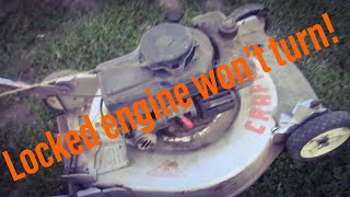 DIY Unseize a Locked Up Small Engine [upl. by Nosyd]