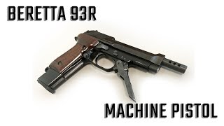 Beretta 93R 9mm Machine Pistol [upl. by Kcirdde]