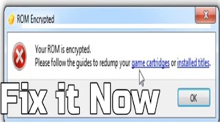 How to Fix Rom Encrypted Error on 3DS Rom for Citra Emulator [upl. by Ahsein]