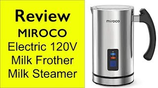 Review Miroco Milk Frother  How to make froth milk at home [upl. by Neelrad]