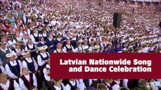 Latvian Nationwide Song and Dance Celebration [upl. by Sivad257]