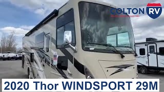 Quick Look 2020 Thor Motor Coach WINDSPORT 29M Class A Motorhome [upl. by Esinert]