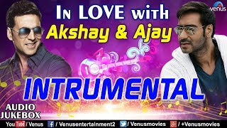 In Love With Ajay amp Akshay  Instrumental Hits 90s Instrumental Songs  Jukebox [upl. by Oedama]