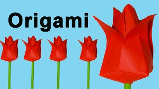 Como Hacer Flores De Papel Origami Fácil [upl. by Meensat]