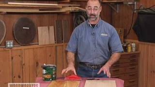 Woodworking Tips Finishing  DeWhiskering Wood [upl. by Anesusa]