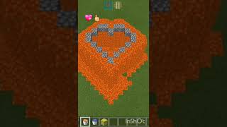 como hacer un corazón en MINECRAFT [upl. by Merrow]