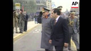 CHILE SANTIAGO MILITARY CEREMONY [upl. by Sanders]