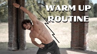 WARM UP ROUTINE BEFORE WORKOUT  Quick and Effective  Rowan Row [upl. by Marsland565]