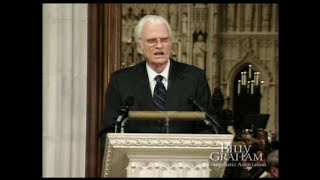 Billy Graham’s 911 Message from the Washington National Cathedral [upl. by Auhsuoj]