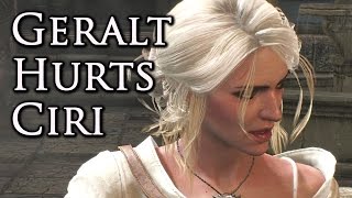 Witcher 3 Geralt Trades Ciri for Gold to Emhyr Her Father [upl. by Mella]