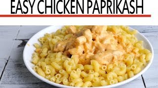 Boneless Chicken Paprikash Recipe Cooking Under 30 Minutes [upl. by Tilney]