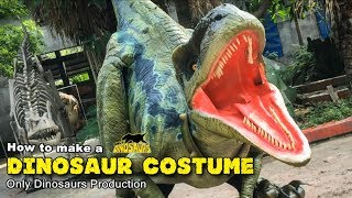 How to make a realistic dinosaur costume  5 steps [upl. by Stu535]