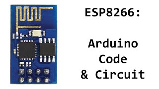 ESP8266 Arduino Code and CircuitSchematic for Sending Commands [upl. by Koehler803]