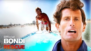 Superhero Harries Saves the Day  Bondi Rescue S9 [upl. by Enaamuj940]