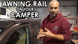 HOW TO FIT AN AWNING RAIL ON A CAMPER VAN fitting Vamoose Cchannel awning rail [upl. by Llertram]