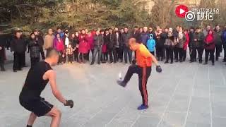 These two grandpas are truly masters of jianzi shuttlecock  Have you played this before [upl. by Eelidnarb]