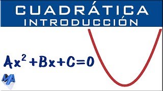 Ecuación cuadrática  Introducción [upl. by Ortensia]