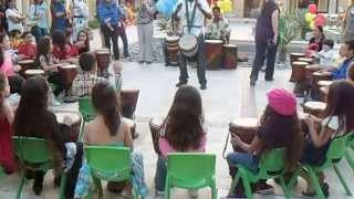 African Drumming with kids [upl. by Abert468]