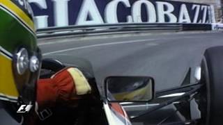 F1 Classic Onboard Senna On The Charge At The 1990 Monaco Grand Prix [upl. by Marlo55]