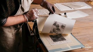 Intaglio Printing  In The Studio  Jacksons Art [upl. by Eppes]