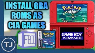 3DS Create amp Install GBA Virtual Console CIAs [upl. by Gunner]